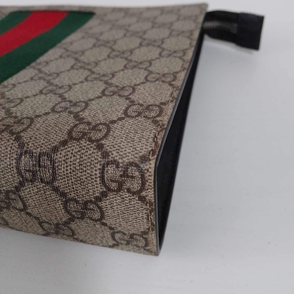 GUCCI  Ophidia leather clutch bag - Picture 6 of 16